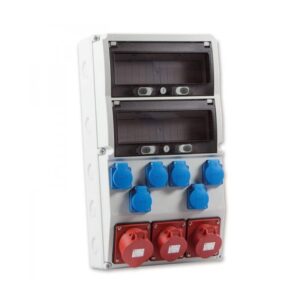 Ipari kombi elosztó 2x16A 5P+32A 5P+6x230V 2x13 modul,IP44