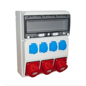 Ipari kombi elosztó 3x16A 5P+4x230V IP44 15 modul