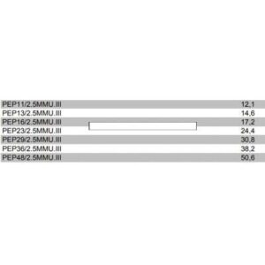 MÜ- III 11 védőcső 2,5m/db 40db/köteg