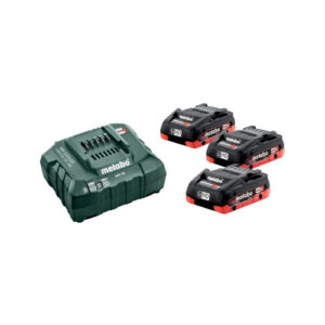 METABO akku alapkészlet@ 3 db LiHD 18V/4,0Ah; ASC 30-36V töltő