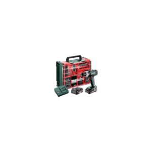 METABO BS 18 L fúró-csavarozó szett@ MOBILM. 18V 2x2Ah töltő SC30 +táska