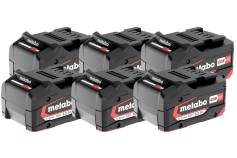 METABO Akku szett 6x5,2 Ah Li-Power@ 18V