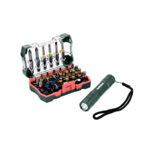 METABO bit készlet 29 részes+zseblámpa@