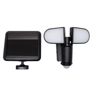 Szolár paneles LED reflektor+mozgás érzékelő 500lm 72db SMD 2835 LED