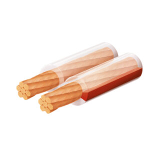 Hangszóró vezeték 2x4mm2 átlátszó