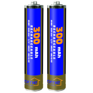 HOME tölthető elem (akku) AAA (micro) 300mAh NiMH 2db/csomag