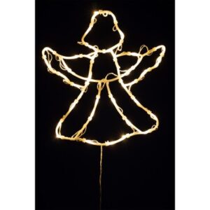 XMAS LEDES ABLAKDÍSZ ANGYAL MELEGF@