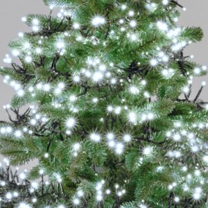Xmas LED-es cluster fényfüzér hideg