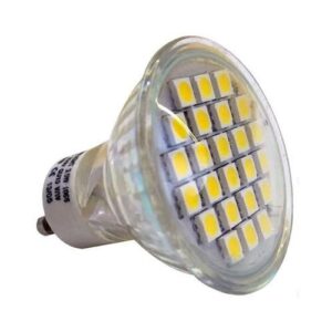 LED GU10 24LED 3,5W SMD5050 meleg fehét