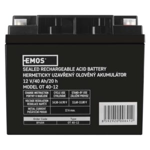 Akkumulátor sla 12V 40AH M6