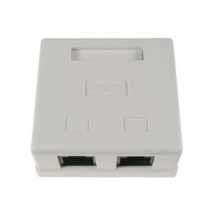 EMOS UTP adatkonnektor RJ45, fali alj 2x8/8 CAT5E