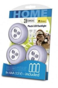 LED ZSEBLÁMPA 3W 3 x AAA EMOS LED LÁMPA 3W COB LED 3xAAA
