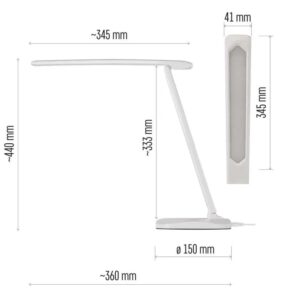 LED asztali lámpa 7,8W EMOS Chase LED asztali lámpa, fehér