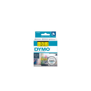 DYMO SZALAG D1 24mmx7m FK/SÁRG