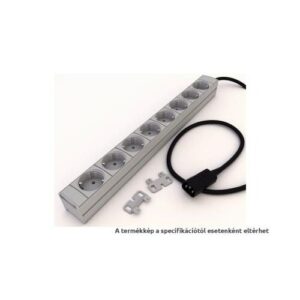 Kontaset di-strip 8xiec320 szer.elo. 8xiec320 10A c14 alzat,2.5m vezeték