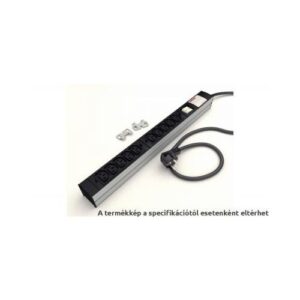 Kontaset DI-strip 10xiec320 szer.elo 10xiec320 10A c13 alzat,2.5m vezeték