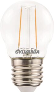 LED gömb E27 2,5W 2700K filament 250lm