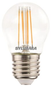 LED gömb E27 4,5W 2700K filament 470lm