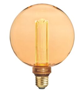 Dekor LED 2,5W E27 G120 2000K 125lm