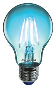 LED E27 normál 4W kék filament