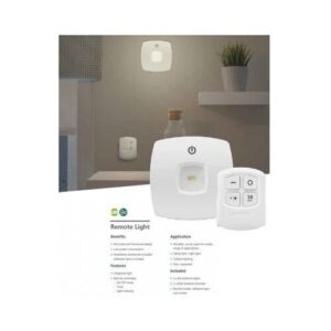 LED lámpatest remote light@ pir & light 3xAA elemes 4000K