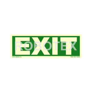 Utánvilágító tábla exit 300x150