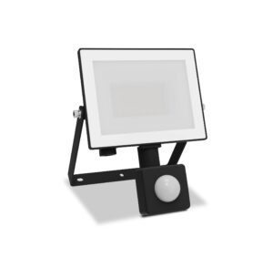 LED fényvető mozgásérzékelős 20W 2050lm 3000K IP65 fekete