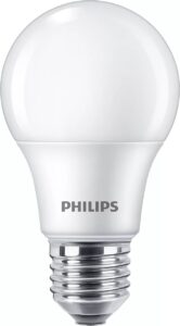 Philips E27 LED normál 8W 806lm 2700K melegfehér 180° - 60W izzó helyett