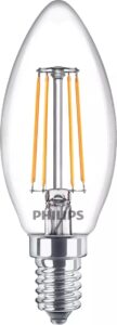 Philips E14 LED 4,3W 470lm 2700K meleg fehér gyertya - 40W izzó helyett