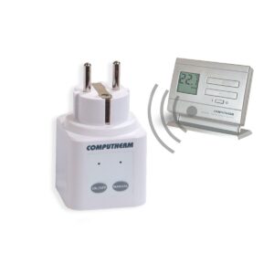 COMPUTHERM szobatermosztát digitális Q1RX+Q5RF TX termosztát+dugalj, rádiófrekvenciás