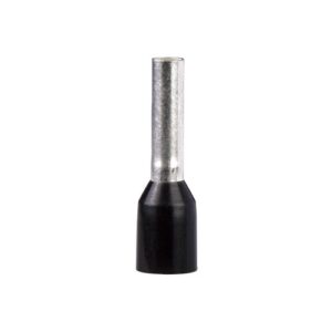 Érvéghüvely 1,5mm2 NFC 10x50db automata szerszámhoz fekete l=14mm