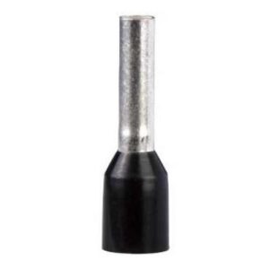 Érvéghüvely 1,5mm2 NFC 5x200db adagolóban fekete l=13,5mm