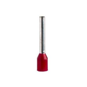 Érvéghüvely 1,0mm2 NFC 10x100db blisteres kiszerelésben piros