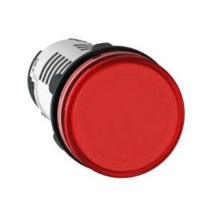 Jelzőlámpa piros LED 230V