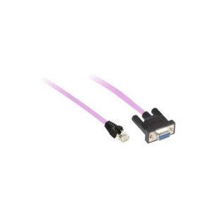 Caponen kábel 1M, SUB-D 9 anya /RJ45