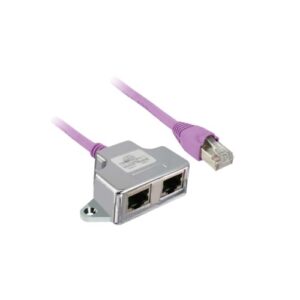 Canopen lezáró adapter, 2 RJ45 csatlakozó daisy chain