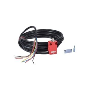 Biztonsági végállás kapcsoló XCSM, fém, görgő nyomófejes, 2 NC+1 NO, kábel