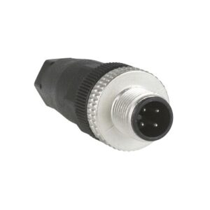 Male, m12, 4-pin, egyenes csatlakozó, tömszelence pg 7