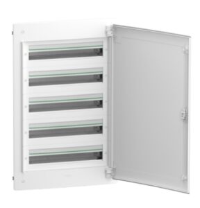 Lakáselosztó süllyesztett 5x24modul teli ajtós