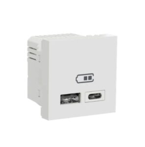 UNICA S+ USB TÖLTŐ CSATL. A+C  2MOD.