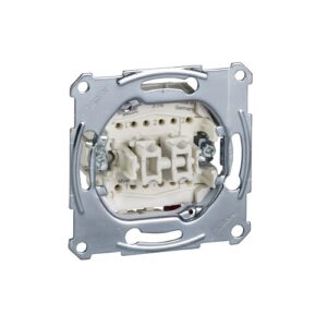MERTEN 106+N106 betét10AX AC 230V váltókapcsoló+váltóérintkezős nyomó
