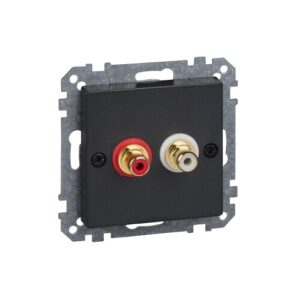 MERTEN audio csatlakozóaljzat (rca), SYSTEM M, antracit
