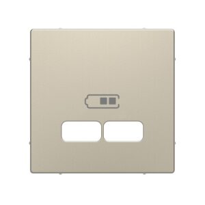MERTEN USB töltő burkolat, D-LIFE, szahara