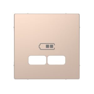 MERTEN USB töltő burkolat, D-LIFE, pezsgő metál