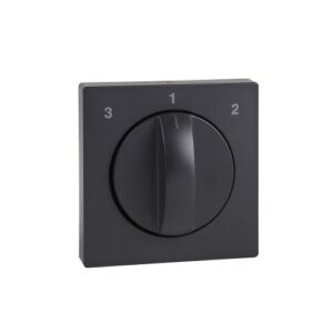 MERTEN fedlap forgatógombos ventilátor kapcsolóhoz, SYSTEM M