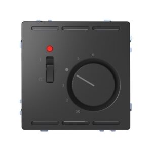 MERTEN szobatermosztát, kapcsolóval, 24V AC, 10A, D-LIFE