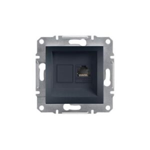 ASFORA RJ45 adatcsatlakozó CAT5E UTP antracit