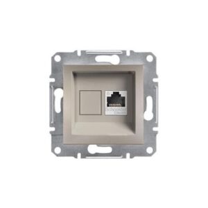 ASFORA RJ45 adatcsatlakozó CAT6 UTP bronz