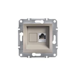 ASFORA RJ45 adatcsatlakozó. CAT5E STP bronz
