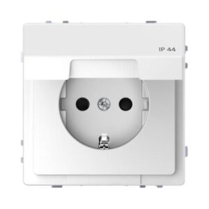MERTEN D-LIFE 2P+F dalj gyv csf lfh rugós bekötés IP44 lótusz fehér